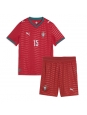 Otroške Nogometnih dresov Portugalska Joao Neves #15 Domači SP 2026 Kratki rokavi (+ hlače)